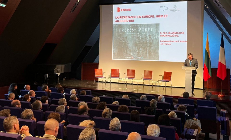 L'histoire de la résistance lituanienne antisoviétique commémorée à Paris 