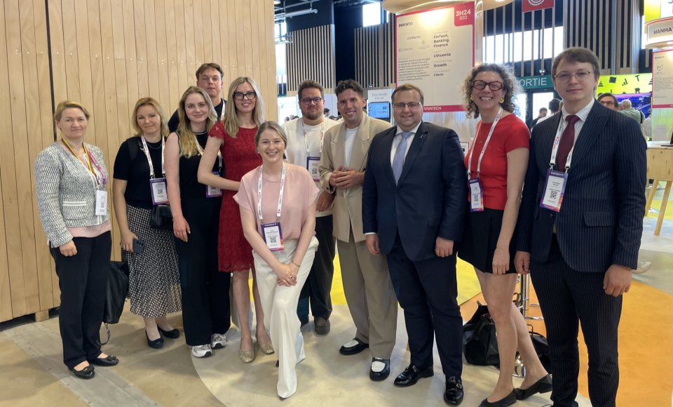 Lietuva dalyvavo technologijų ir startuolių parodoje VIVATECH 2026, vykstančioje Paryžiuje