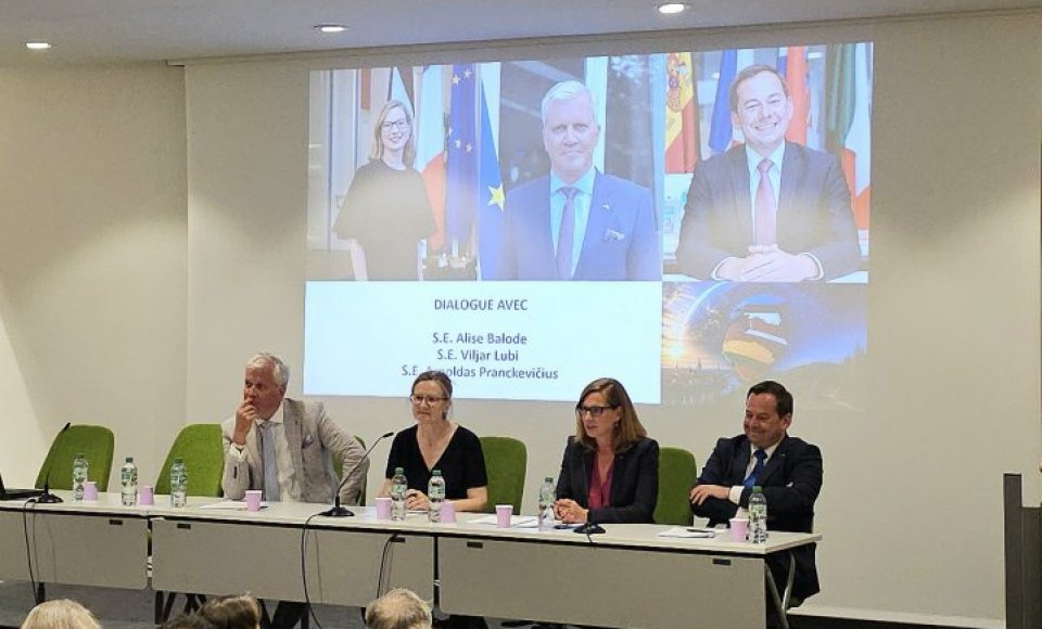 L'ambassadeur de Lituanie a participé à une conférence sur le rôle des États baltes dans le contexte géopolitique contemporain